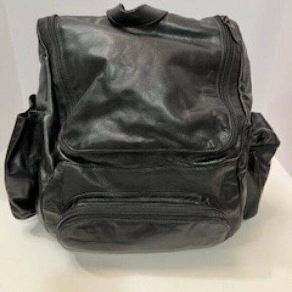 Winn International Leather Backpack Style 5451 main image 15